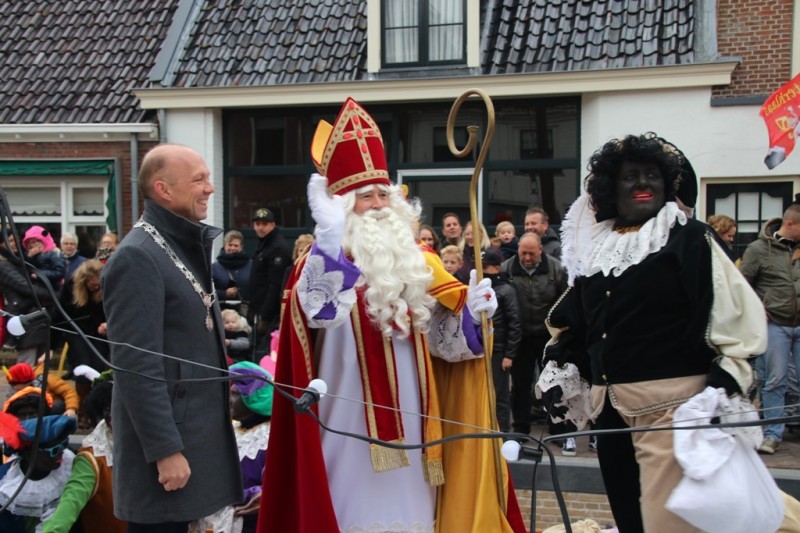 Feestelijke Sinterklaas intocht in Kollum