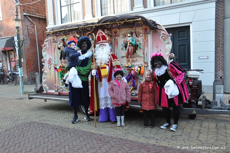 Verrassingsbezoek Sinterklaas in Kollum