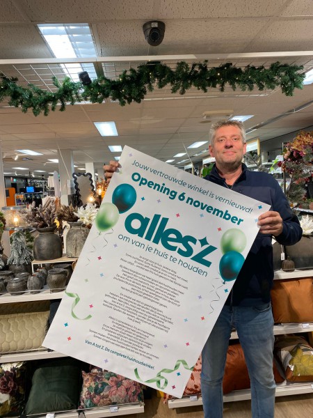 Allesz, een bekende winkel met een nieuw gezicht