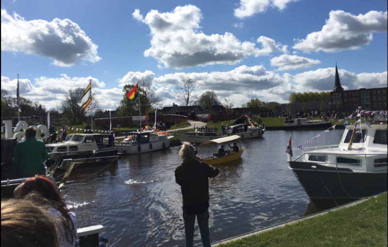 Officiële opening watersportdorp Kollum