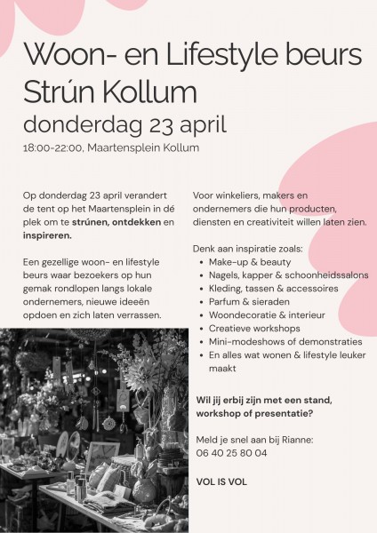 Woon- en Lifestyle beurs Strún Kollum