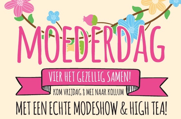 Moederdag in Kollum vier je gezellig samen!