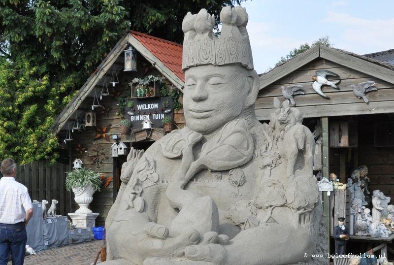 Zandsculptuur en workshop Sikke-Bart Frieling